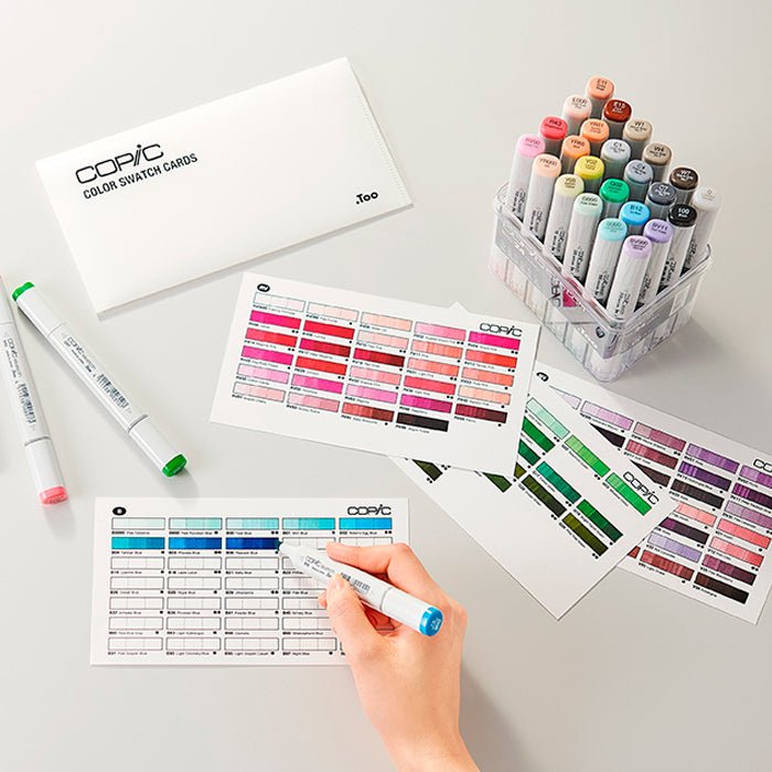 Copic Color Swatch Cards