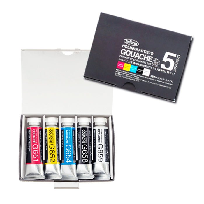 Gouaches Holbein Artists' con 5 CMYK