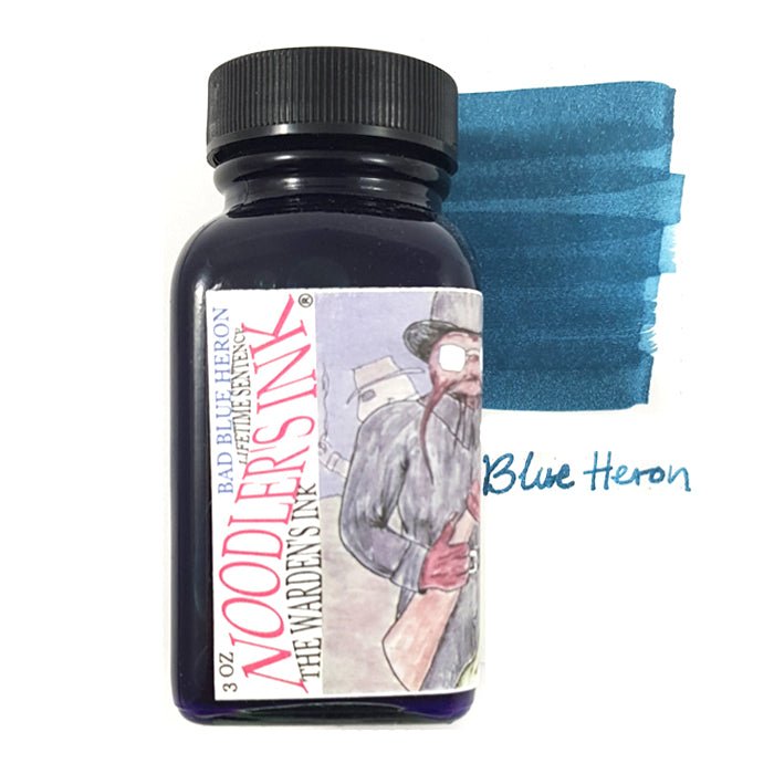 Tinta Noodler's Bad Blue Heron Ruma México