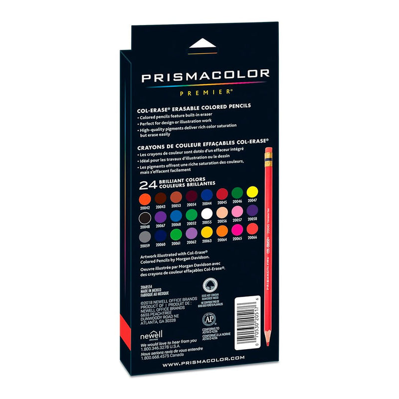 Colores Prismacolor Col-Erase con 24