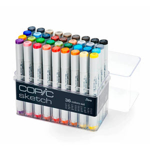 Marcadores Copic Sketch con 36