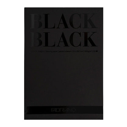Block Fabriano Black Black