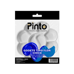 Godete plástico en flor chico