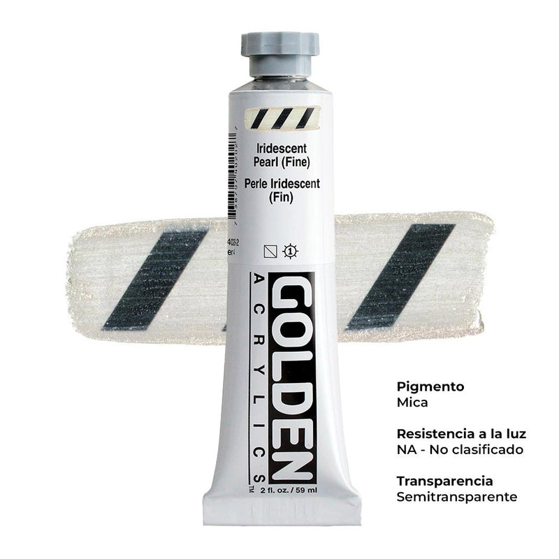 Acrílico Golden Heavy Body 59 ml Tonos Metálicos