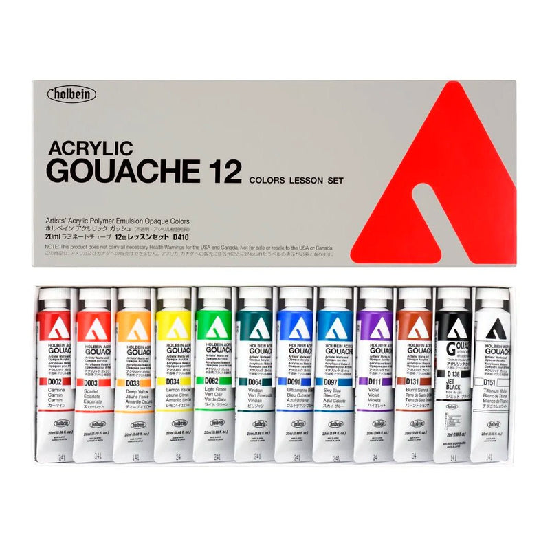 Gouaches Holbein Acryla con 12