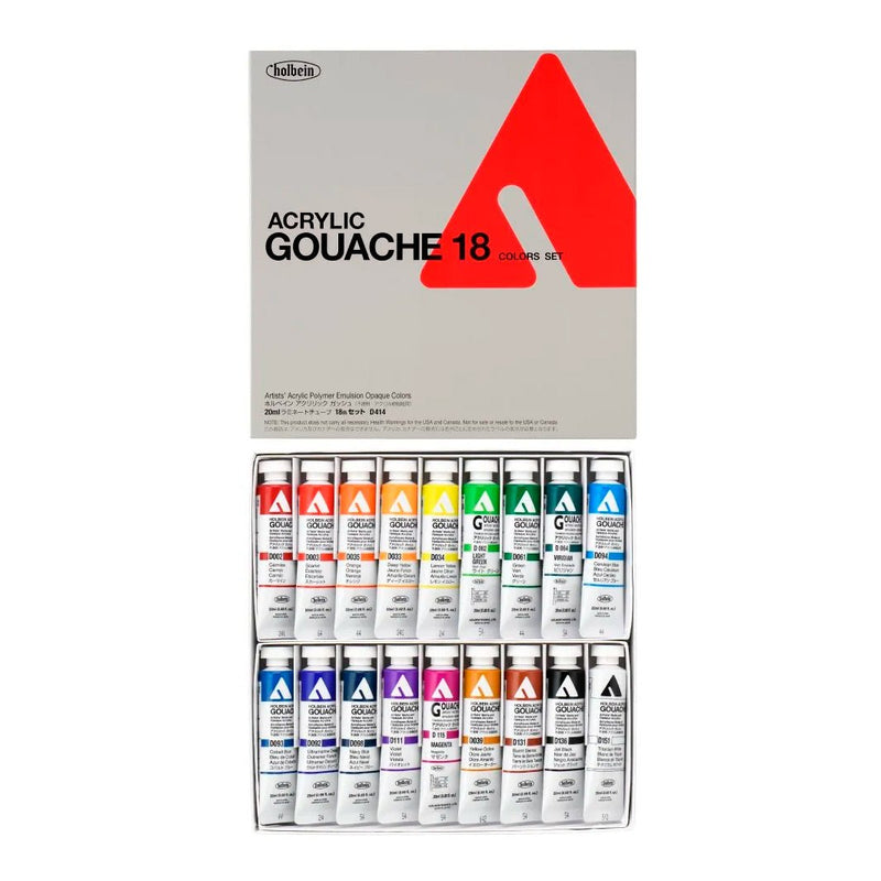 Gouaches Holbein Acryla con 18