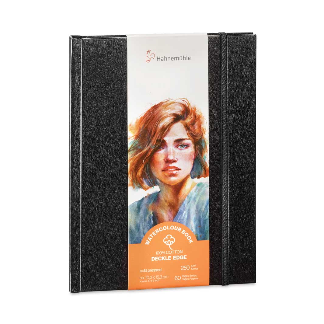 Hahnemühle Watercolor Book Deckle Edge Retrato 100 Algodón