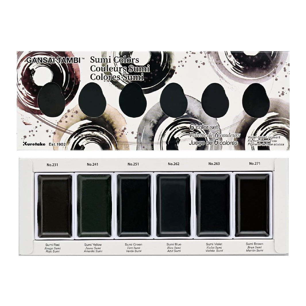 Acuarelas Kuretake Gansai Tambi Sumi Colors | Ruma - México