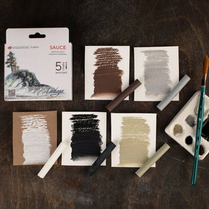 Set Carboncillo de Sauce Ladoga con 5 Surtidos