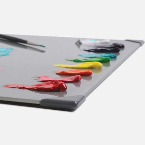 Paleta de vidrio templado gris POSH New Wave