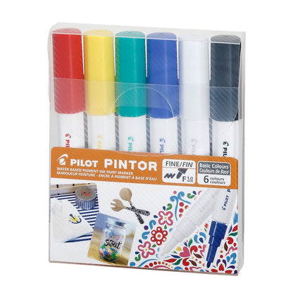 Set Marcadores Pilot Pintor F con 6 Primarios