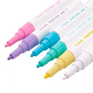 Set Marcadores Pilot Pintor F con 6 Pastel