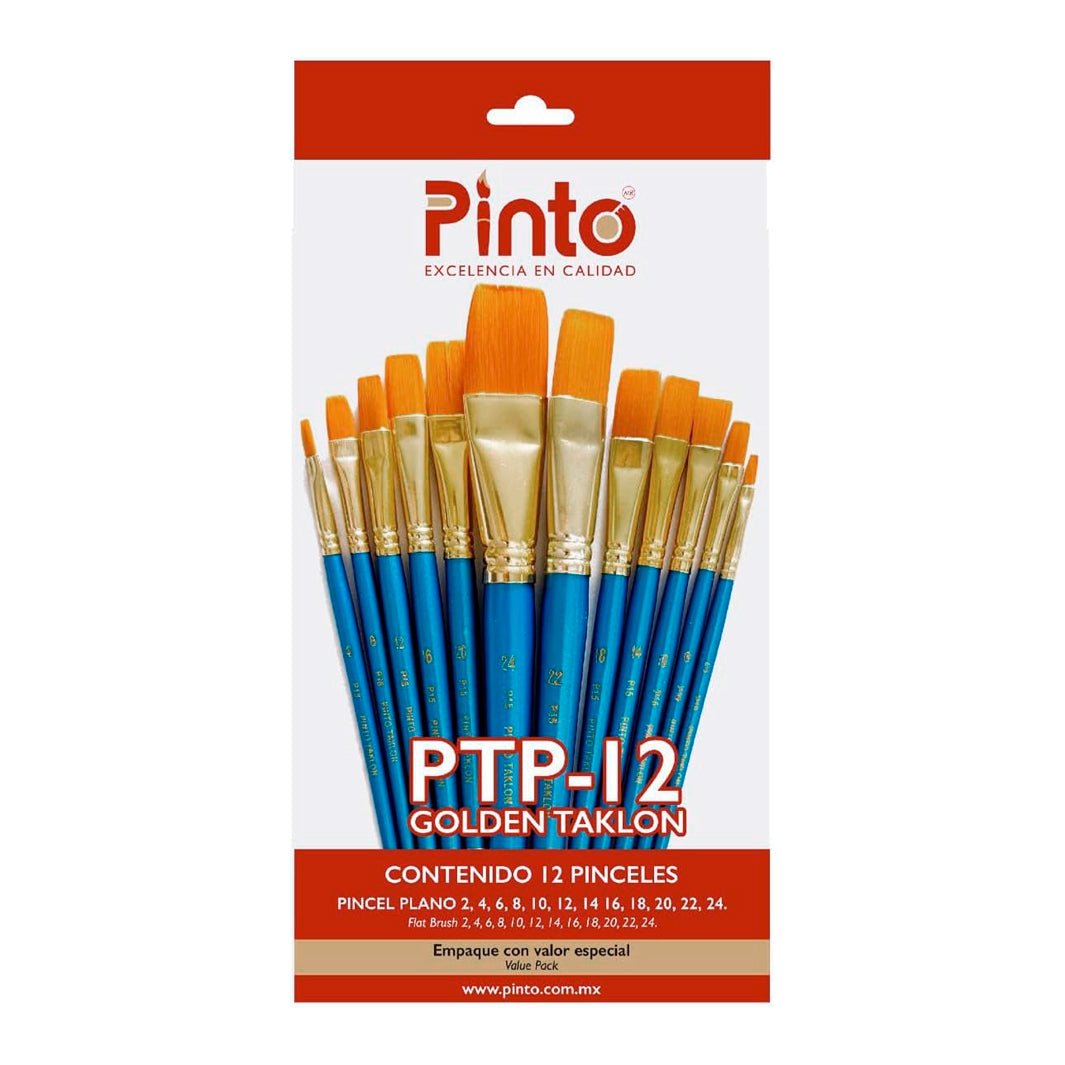 Set Pinceles Pinto PTP-12