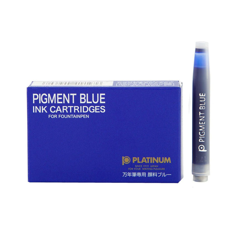 Cartuchos Platinum Pigment Blue con 10