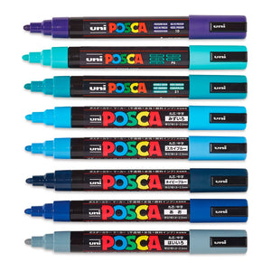 Marcadores Posca 5M Cool Tone Colors con 8