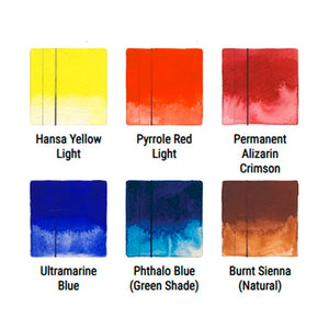 Acuarelas Golden QoR Iniciación con 6