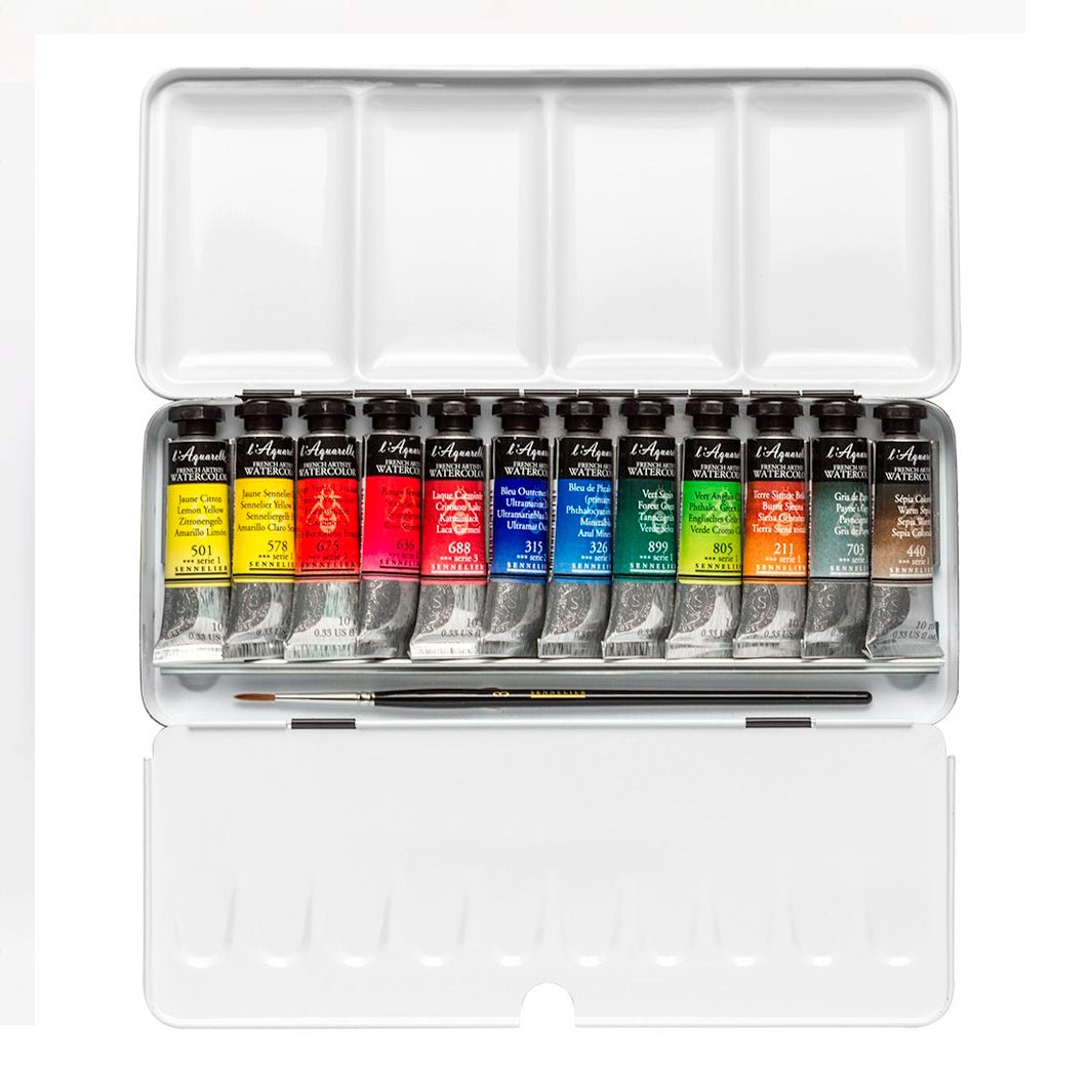 Acuarelas Sennelier L'Aquarelle con 12 Tubos