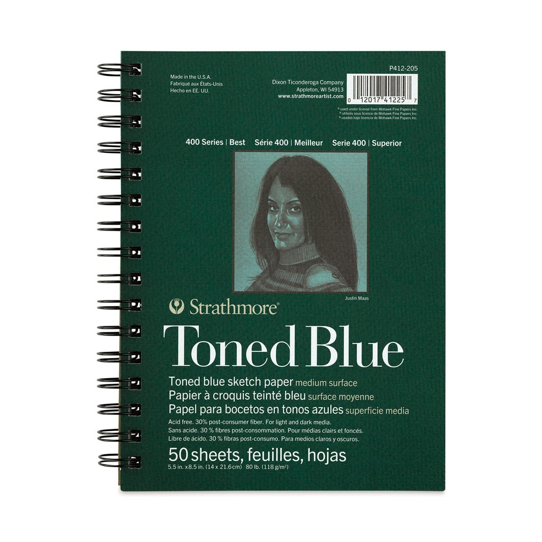 Block Strathmore 400 Toned Blue