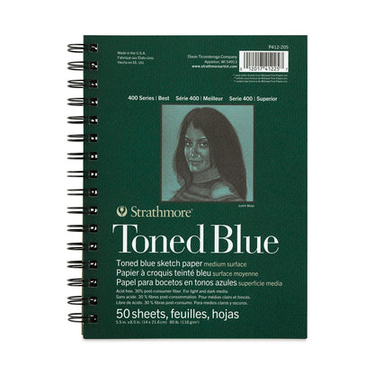 Block Strathmore 400 Toned Blue