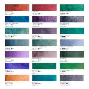 Acuarelas White Nights con 21 Granulados