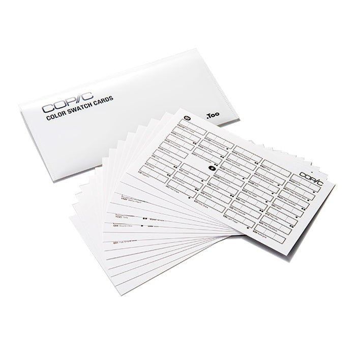 Copic Color Swatch Cards