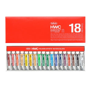 Acuarelas Holbein Artists' Watercolors con 18