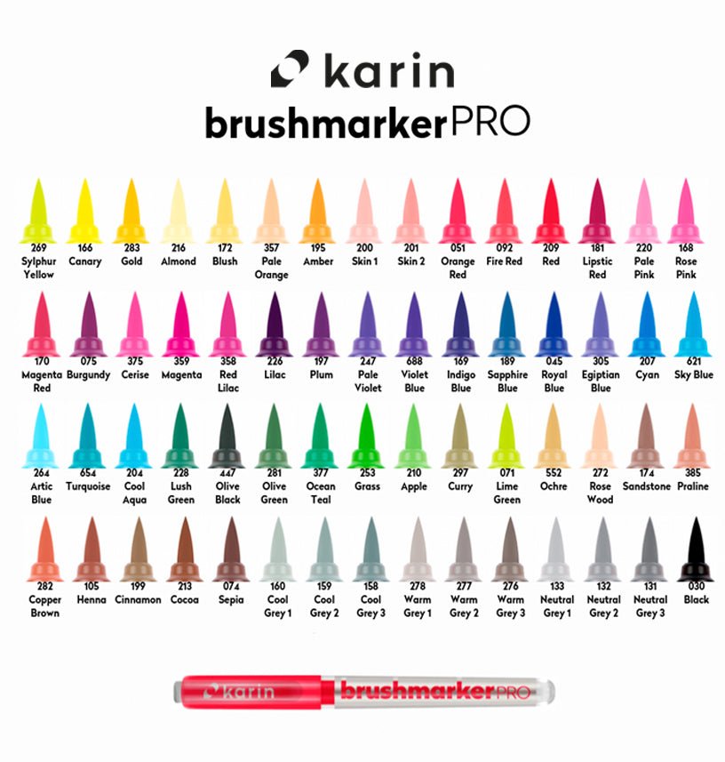 Karin Brushmarker PRO 220 Pale Pink