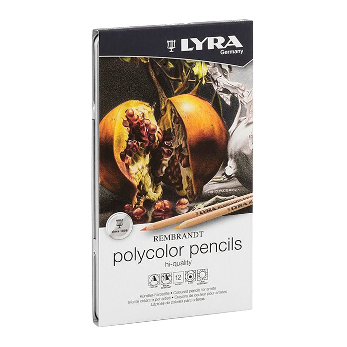 Colores Lyra Rembrandt Polycolor con 12 Tonos Básicos