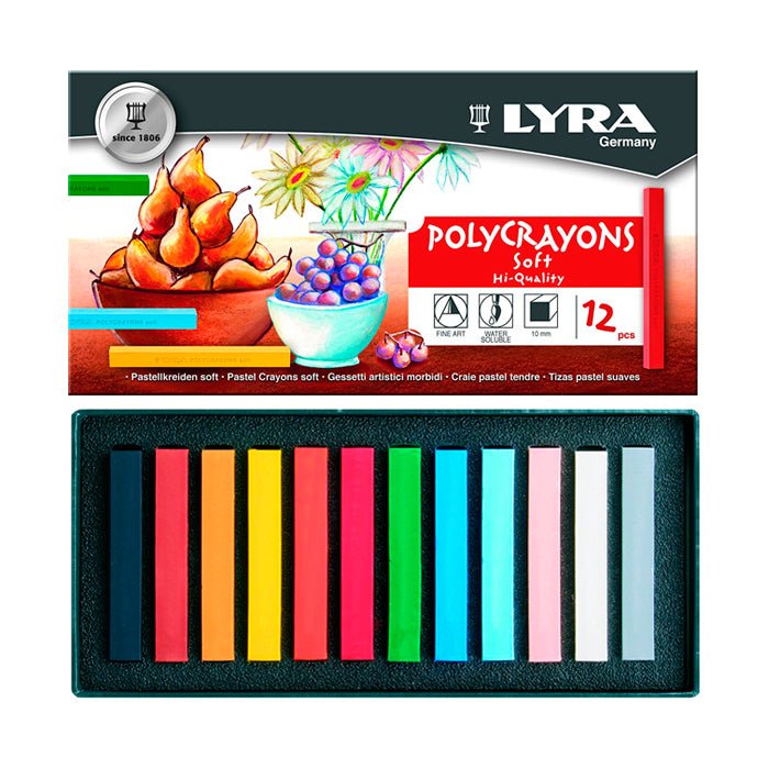 Pasteles Lyra Polycrayons con 12