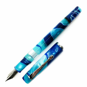 Pluma Noodler's Konrad Acrylic Flex Marbled Marianas