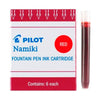 Cartuchos Pilot Namiki IC50 - Rojo