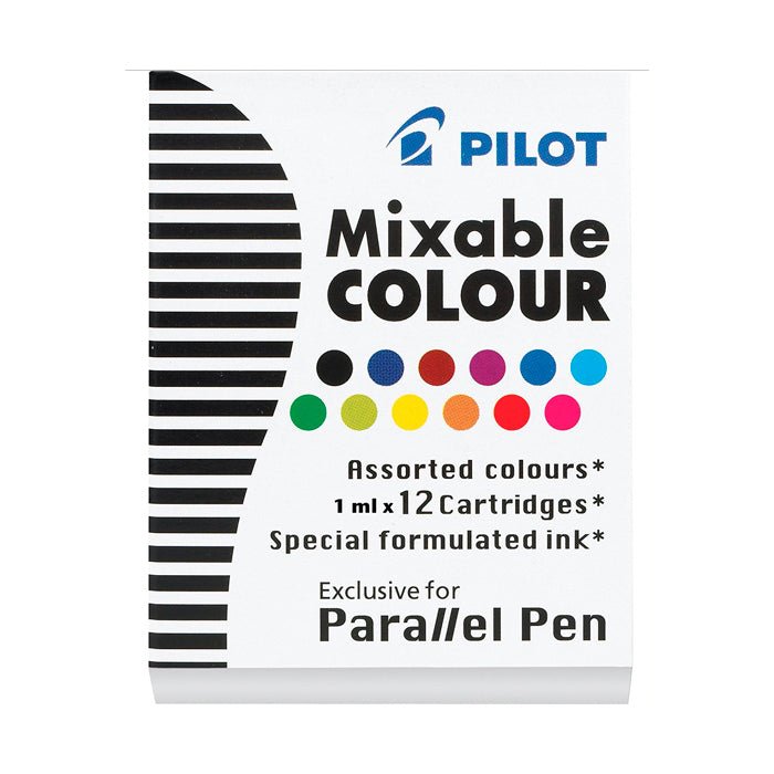 Cartuchos Pilot Parallel Pen con 12