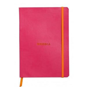 Libreta Rhodiarama Dots A5 Raspberry