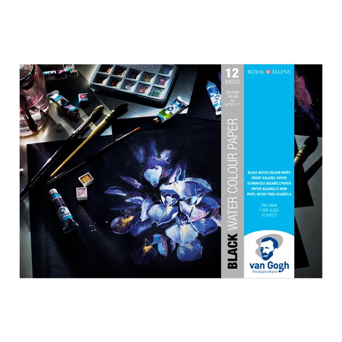 Block Van Gogh Black Watercolour Paper