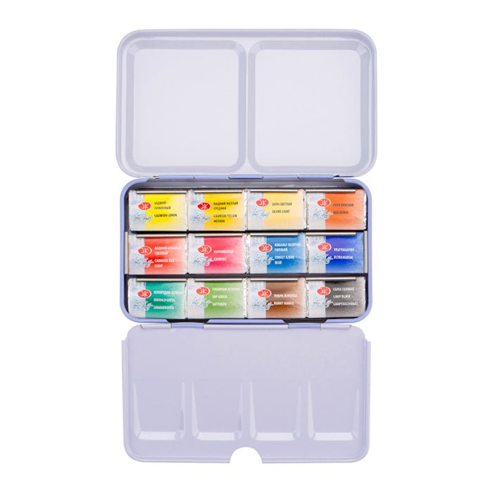 Acuarelas White Nights Estuche Metal con 12