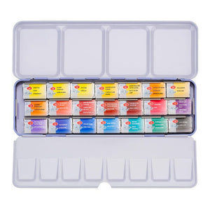 Acuarelas White Nights Estuche Metal con 21