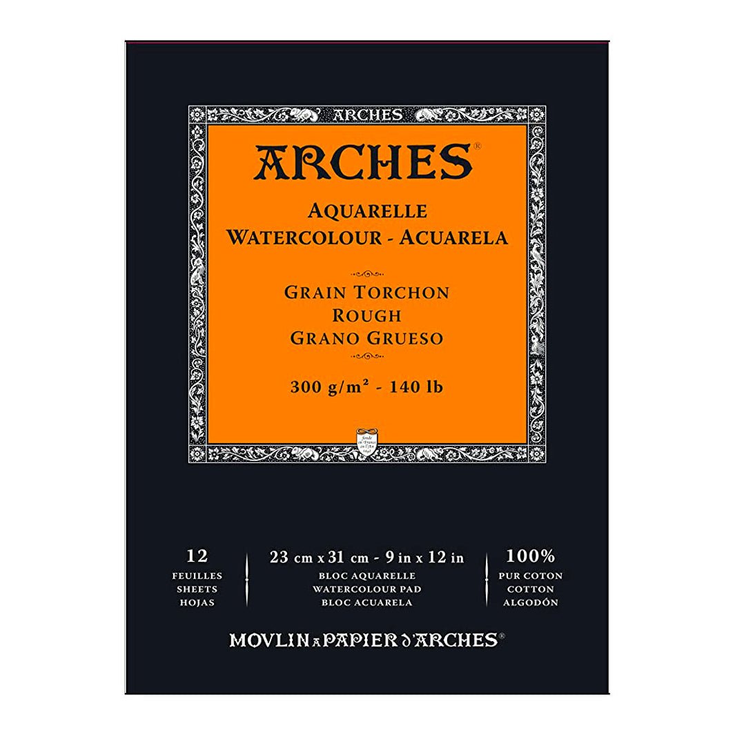 Block Arches Aquarelle Grano Grueso