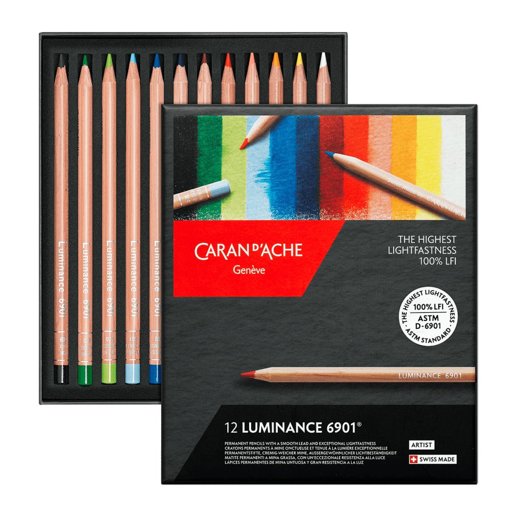 Colores Caran D'Ache Luminance con 12
