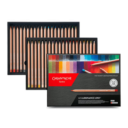 Colores Caran D'Ache Luminance con 40