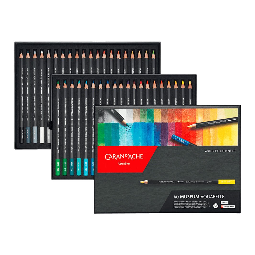 Colores Acuarelables Caran D'Ache Museum con 40