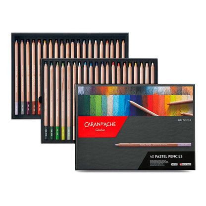 Lápices Pastel Caran D'Ache con 40