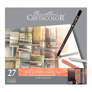 Estuche Cretacolor Creativo Drawing Set con 27