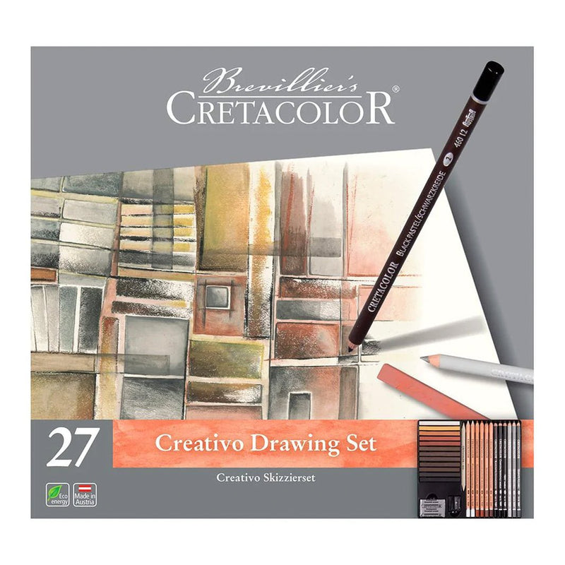 Estuche Cretacolor Creativo Drawing Set con 27