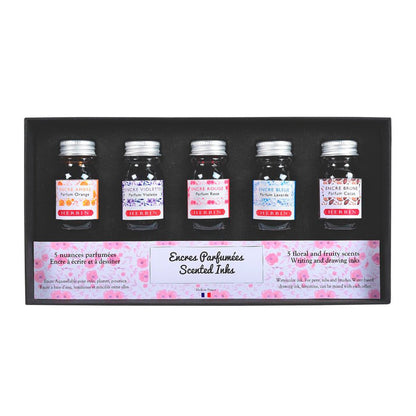 Estuche Tintas Perfumadas Herbin con 5