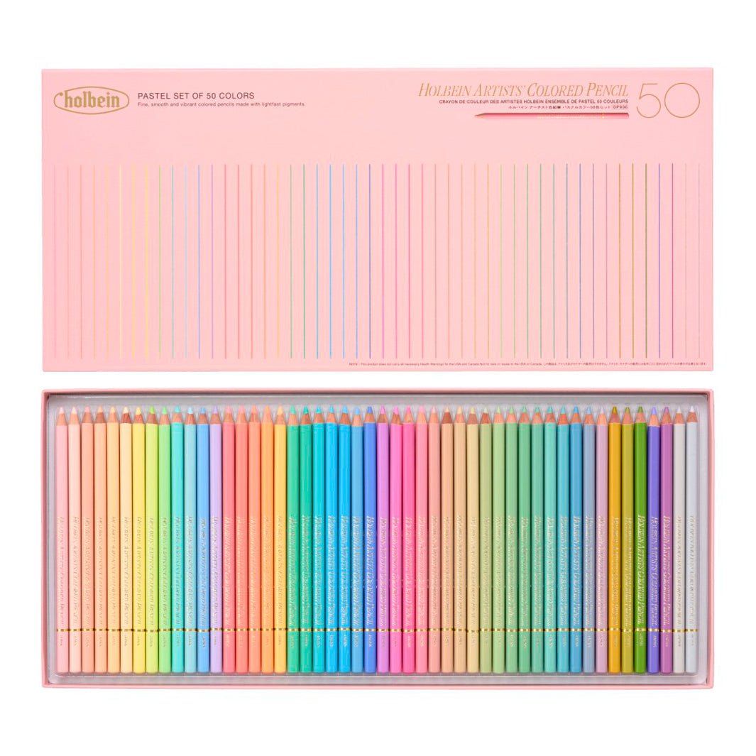 Colores Holbein Pastel con 50