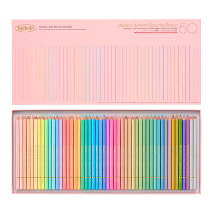 Colores Holbein Pastel con 50