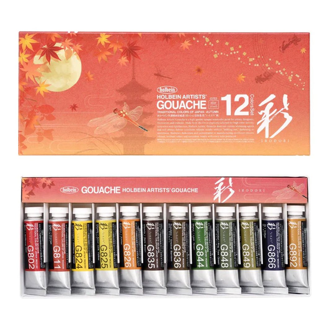 Gouaches Holbein Artists' Irodori Autumn