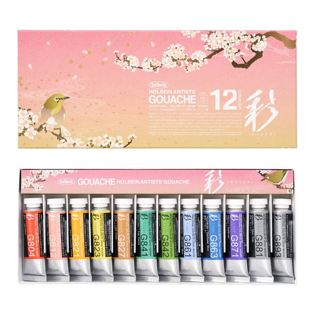 Gouaches Holbein Artists' Irodori Spring