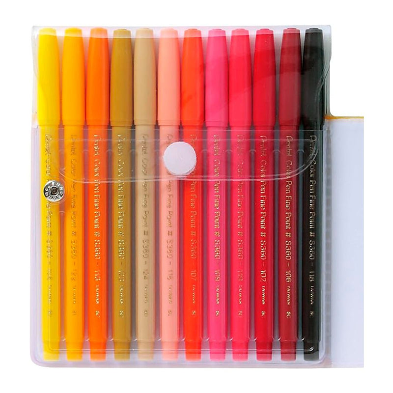 Marcadores Pentel Color Pen con 24