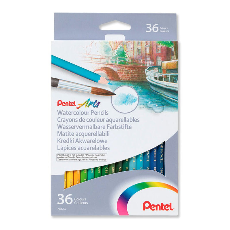 Colores Acuarelables Pentel Watercolor con 36
